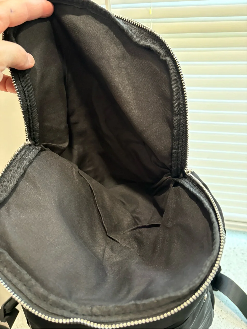 NWT House of Harlow 1960 backpack in a classic black w/ silver-tone hardware